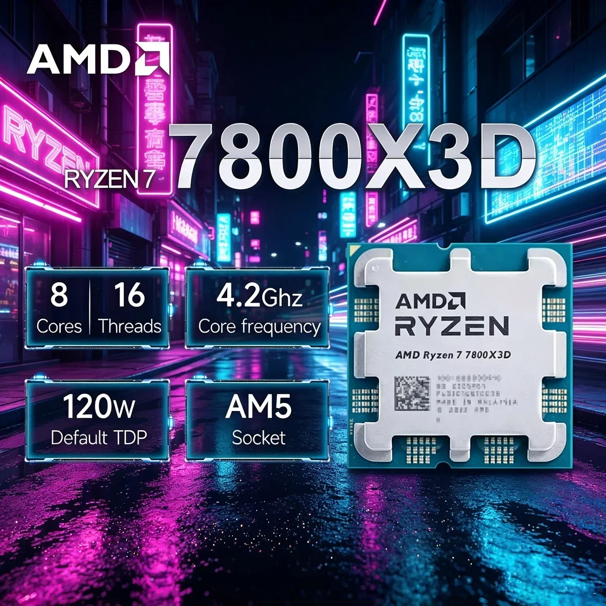 AMD Ryzen 7 7800X3D Gaming CPU - Amd Cpu Ryzen 7 review and price