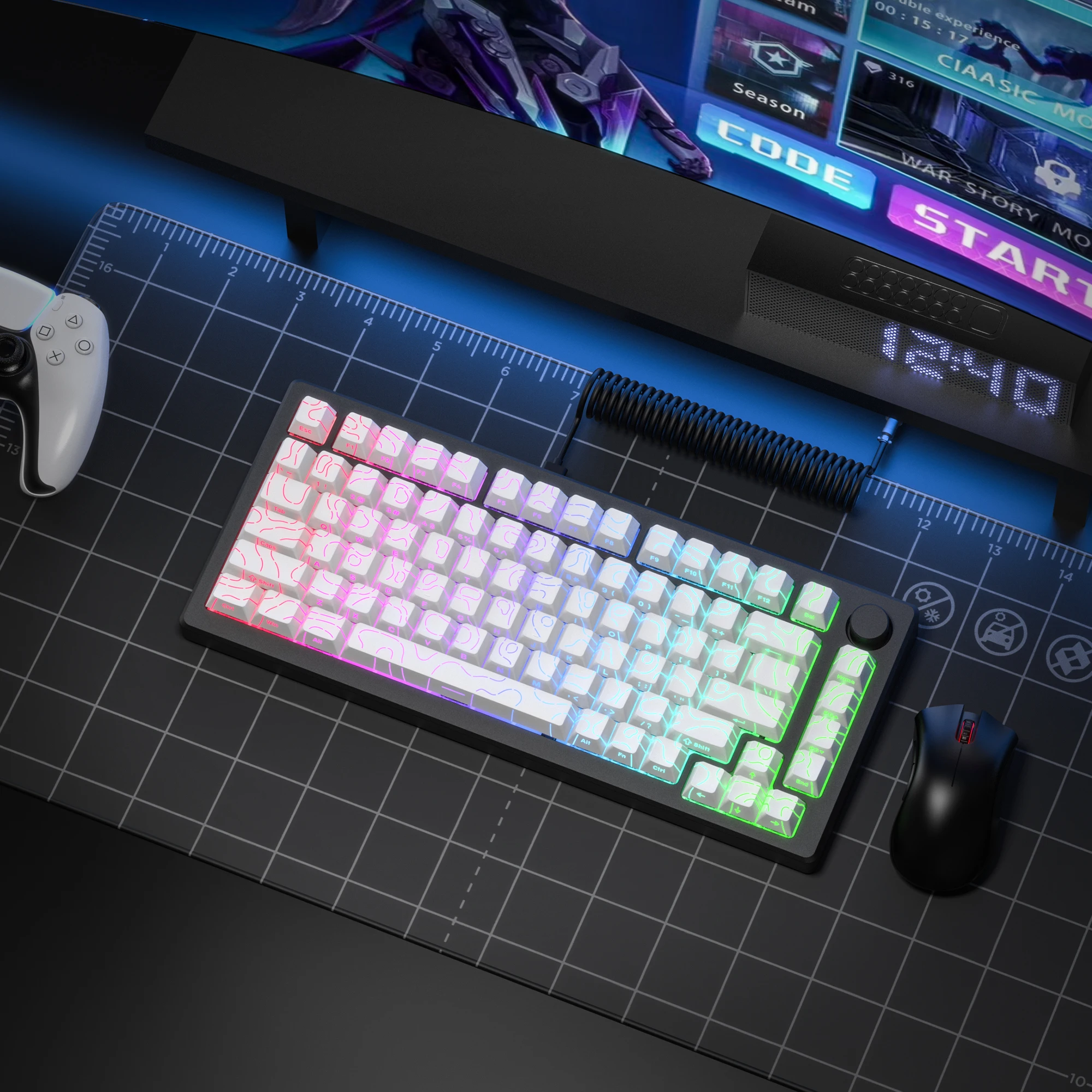 2026 Super New White Topograph - Gaming Keyboard 2026 review and price