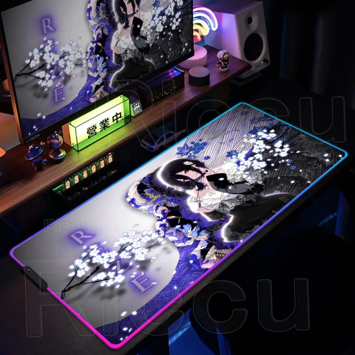 RGB Chainsaw Man Large Mouse P - Gaming Keyboard No Rgb review and price