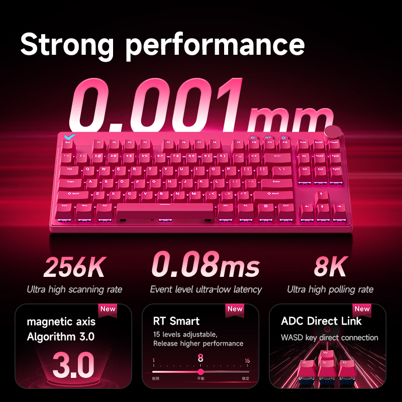 Mchose Mix87 Magnetic Swtich K - Gaming Keyboard Hot Swappable review and price