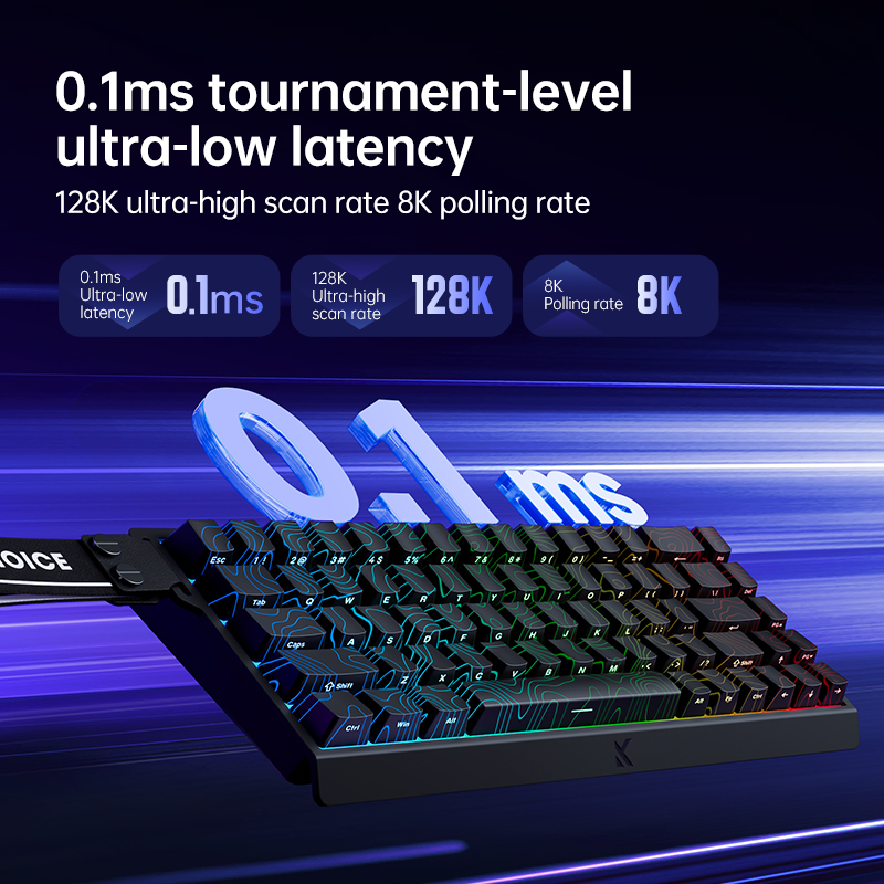 MCHOSE ACE68 Magnetic Keyboard - Gaming Keyboard Hot Swappable review and price