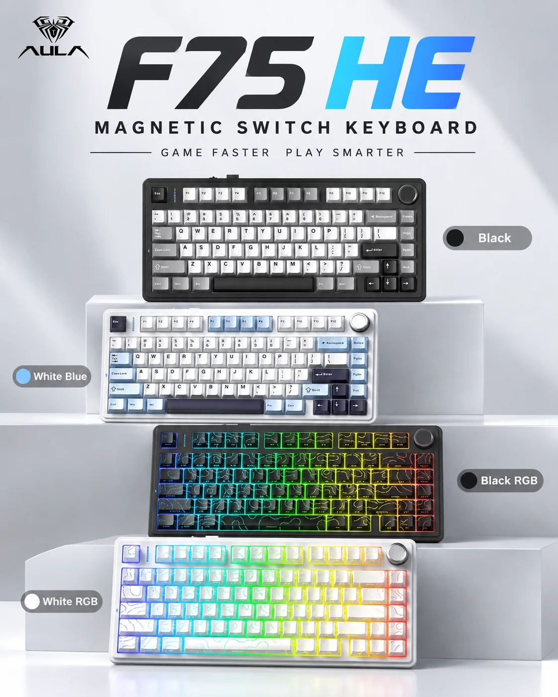 AULA F75 HE Magnetic Keyboard  - Gaming Keyboard No Rgb review and price
