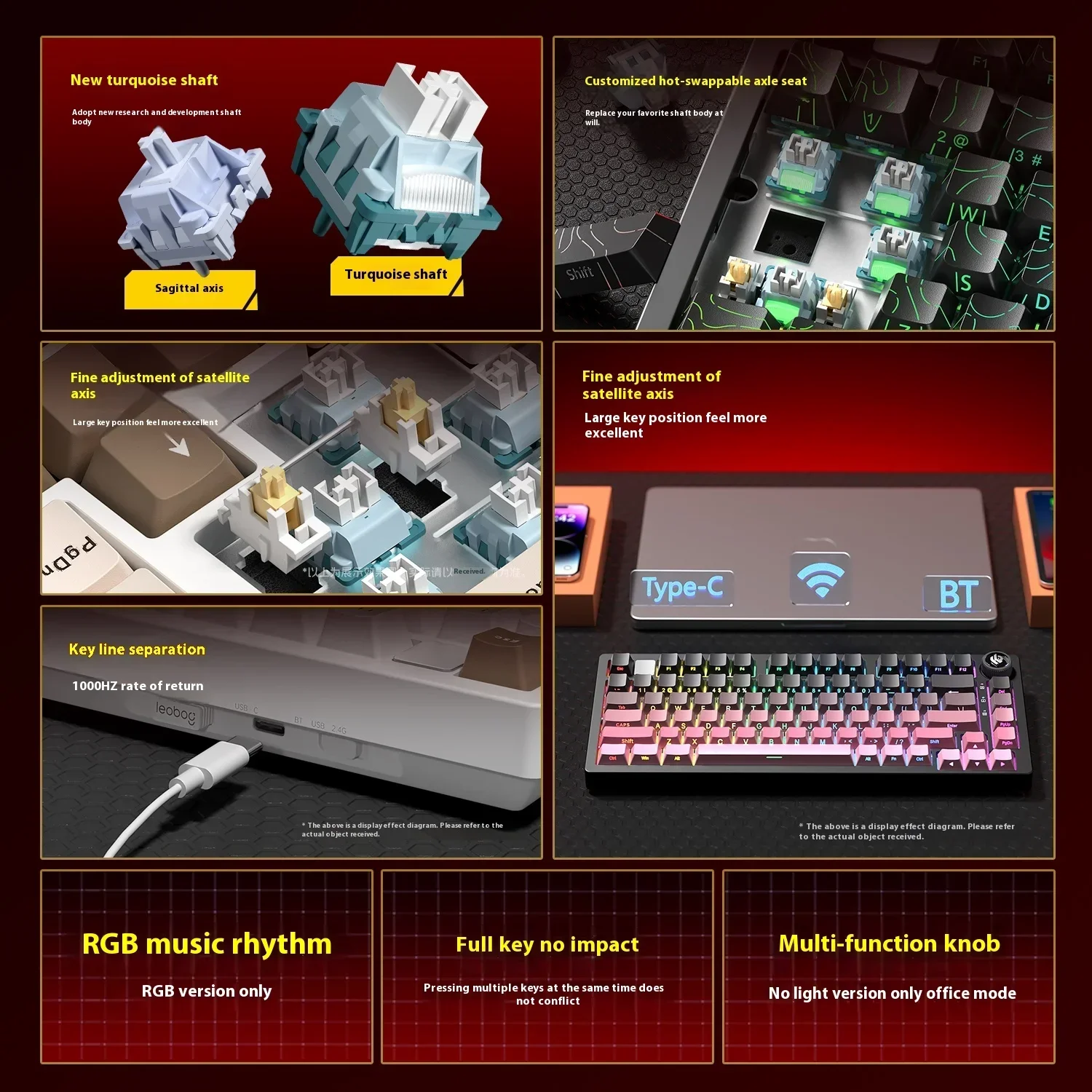 Leobog Hi75C Hi75 Hi75C Pro Al - Gaming Keyboard Hot Swappable review and price